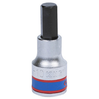 KING TONY (402510) Насадка (бита) торцевая 1/2", L = 60 мм, HEX, 10 мм