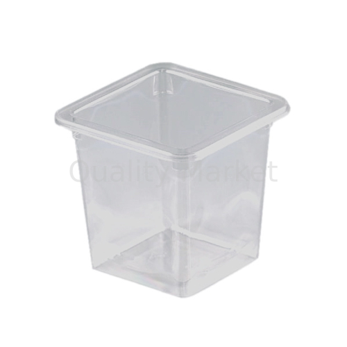 ПР-СТ-80х75 (ПЭТ) (цвет:прозрачный) (360 шт/кор) (крышка+контейнер), 20шт