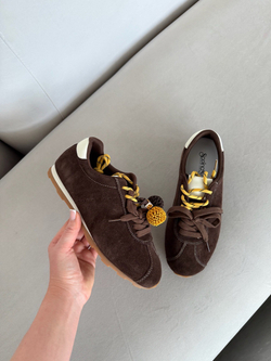 Кеды из натуральной замши