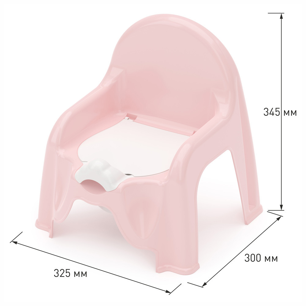 Горшок-стульчик, розовый