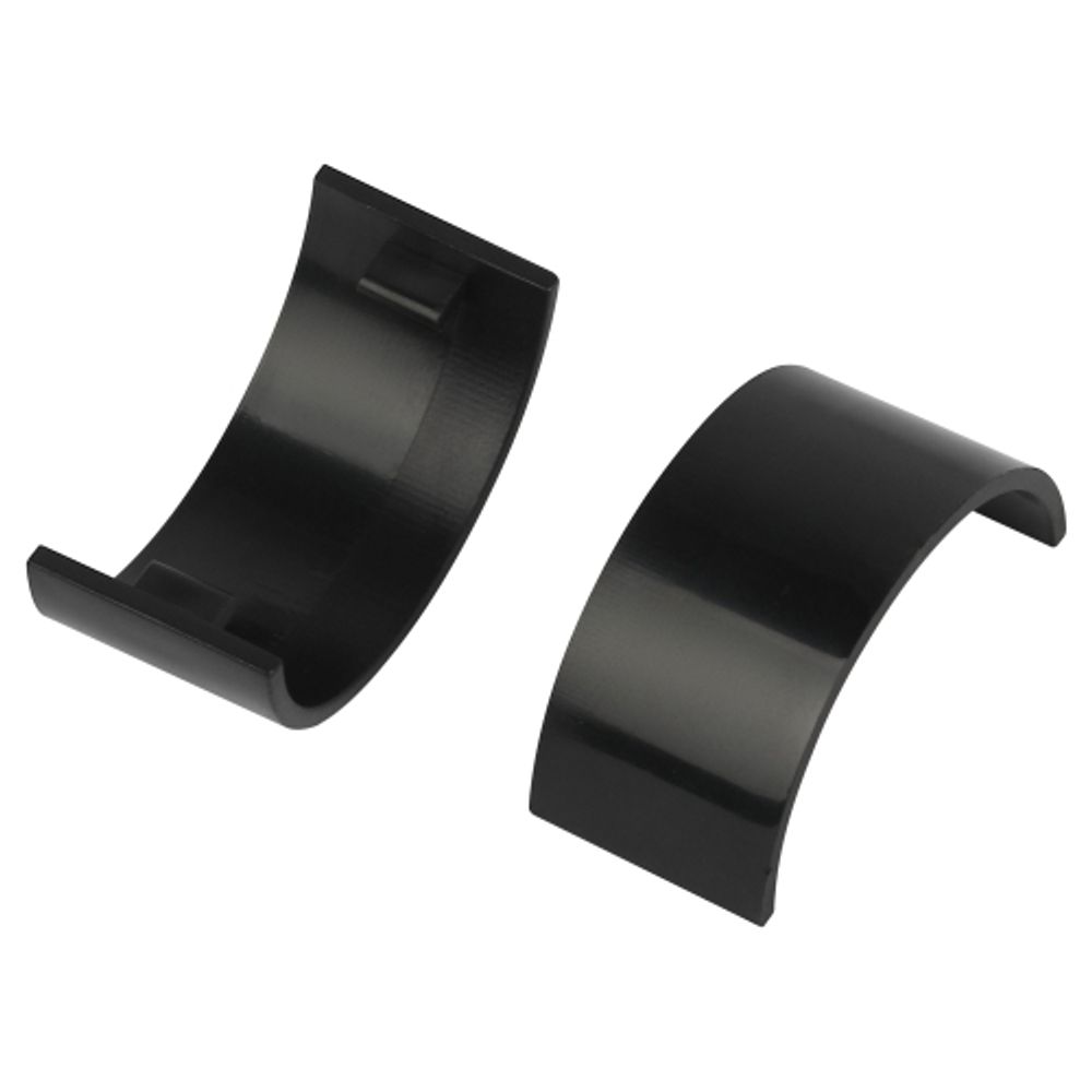 Соединитель ЭРА C-KK-30-13-GR на стык для полукруглого кабель-канала графит 30х13мм 2шт/комплект | Кабель-канал полукруглый