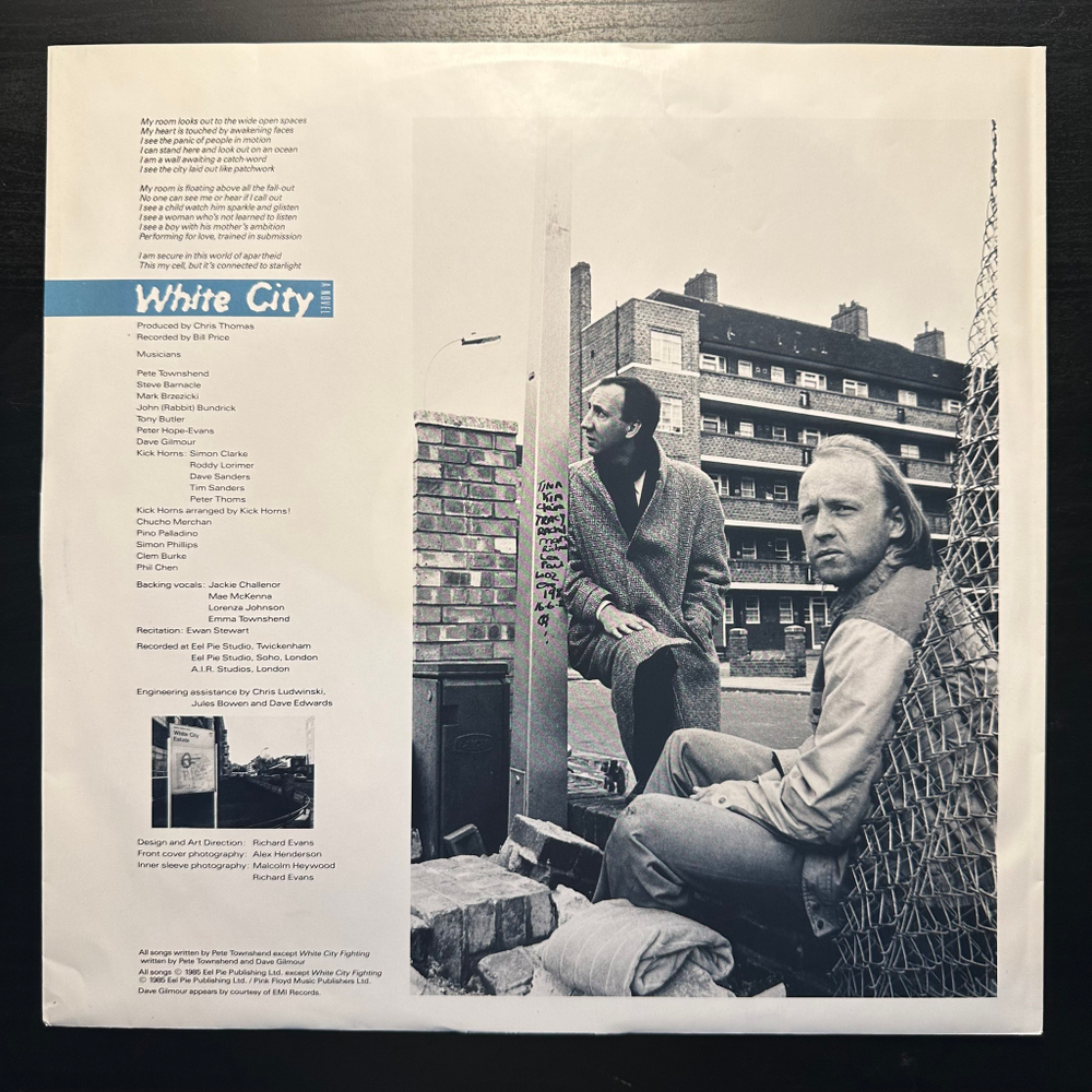 Pete Townshend - White City (Германия 1985г.)