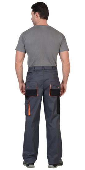 Брюки "Сириус-Манхеттен" (т.серый/черный/оранжевый)