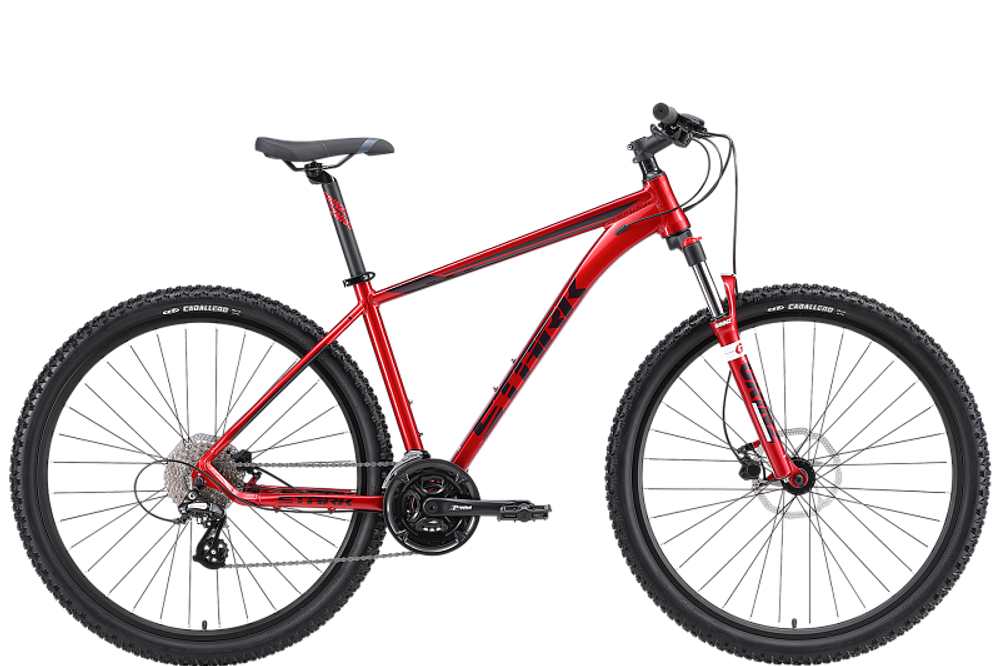 Велосипед 29" Stark'24 Router 29.3 HD р.16"  ярко-красный/темно-фиолетовый