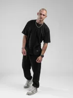 Футболка Hardlunch оверсайз Basic черная