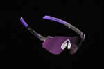 Спортивные очки HILX Savage (L) Shiny Crystal Grey Purple / Purple Lens