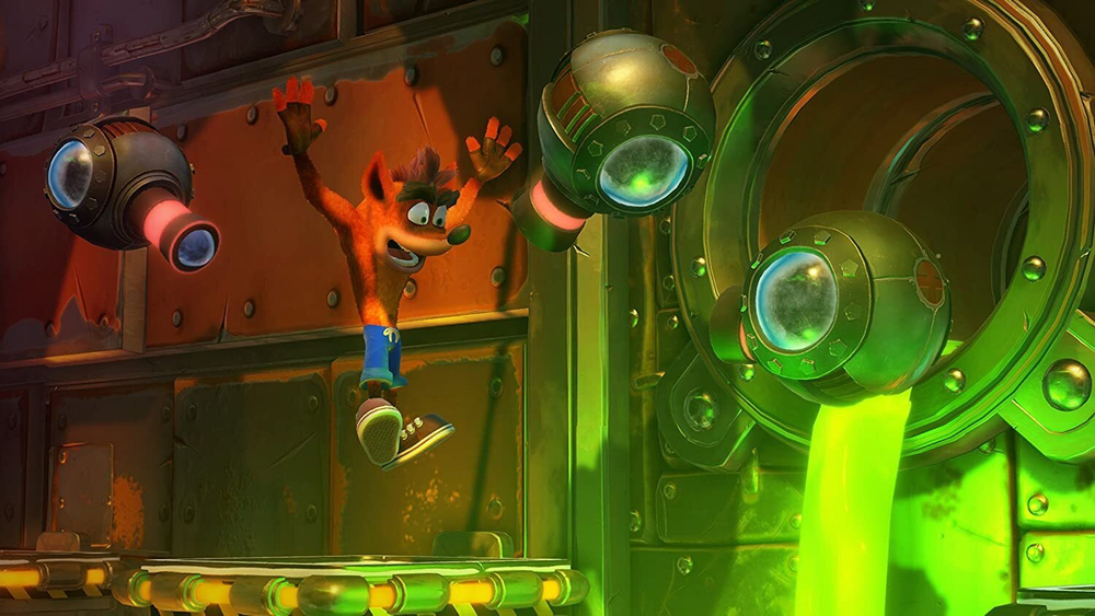 Игра Crash Bandicoot N.sane Trilogy + 2 Bonus Levels (Английская версия) для PlayStation 4