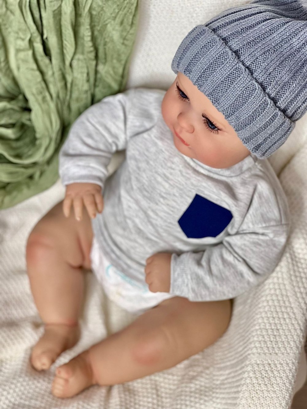 Кукла Реборн мягконабивная 55см (FA-820)