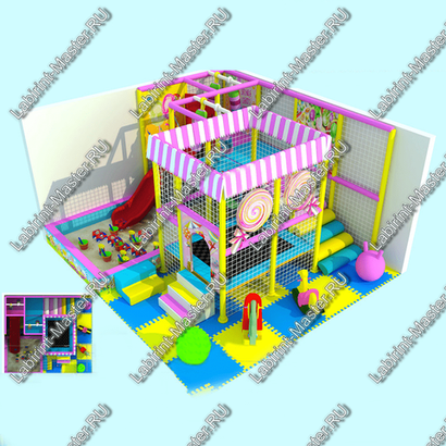 Детский игровой лабиринт «Карамельный мир»