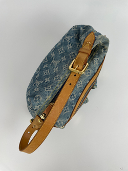 Сумка Louis Vuitton BLUE MONOGRAM DENIM & VACHETTA LEATHER BAGGY PM