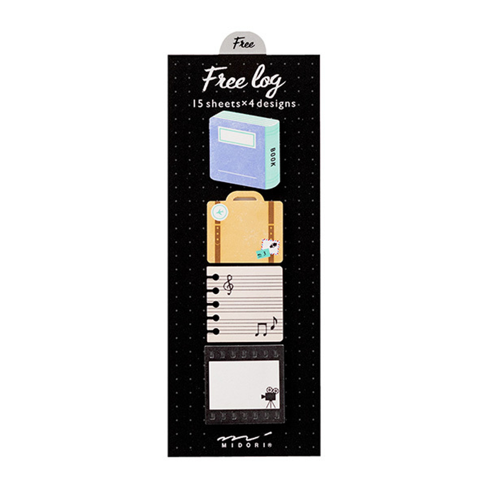 Стикеры Midori Sticky Paper Journal - Free hobby