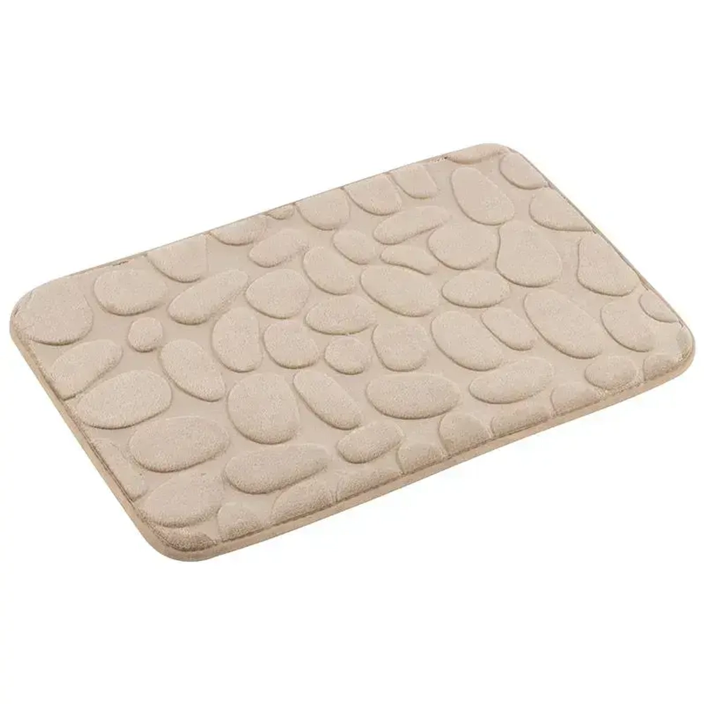 Коврик для ванной Stone, 40*60 см, цвет-бежевый