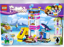 Конструктор пластиковый Принцессы Дисней/428 деталей/Конструктор Friends, Пляж со смотровой вышкой спасателей/Аналог Lego