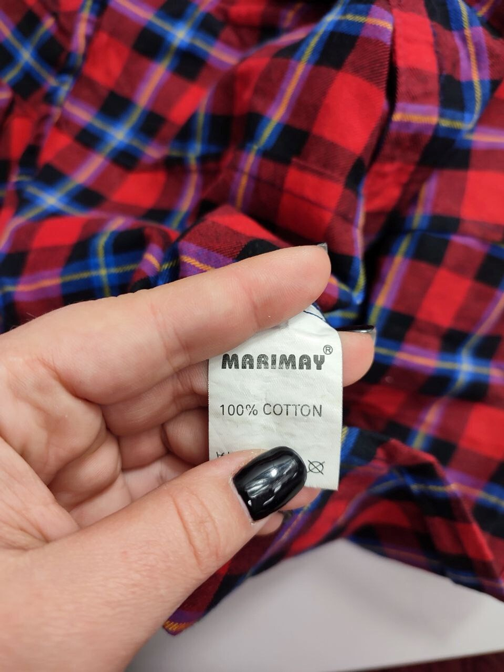 Рубашка Marimay в клетку 44 размер