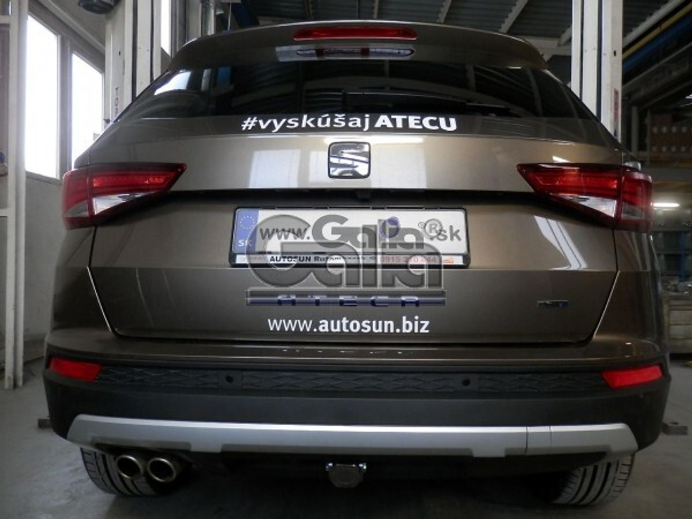 Фаркоп оцинкованный Galia S119C для Skoda Karoq 2018-, Seat Ateca 2016-(паспорт и сертификат в комплекте)(без электрики)