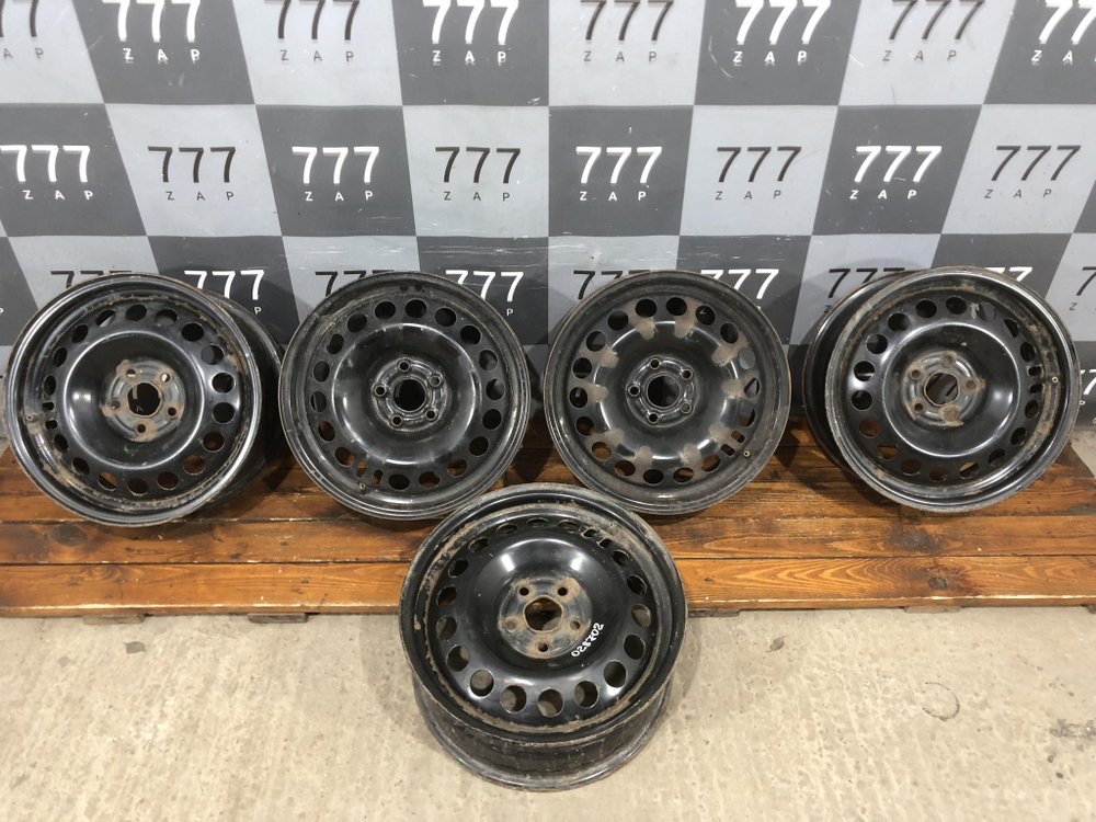 Диски штампованные R16 комплект 5шт 6.5Jx16H2 5/105/56.5 ET39 Opel, Chevrolet Cruze, Astra J  Б/У Оригинал BJ9247