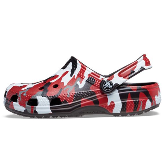 Crocs Classic Printed Camo 'Black Red'