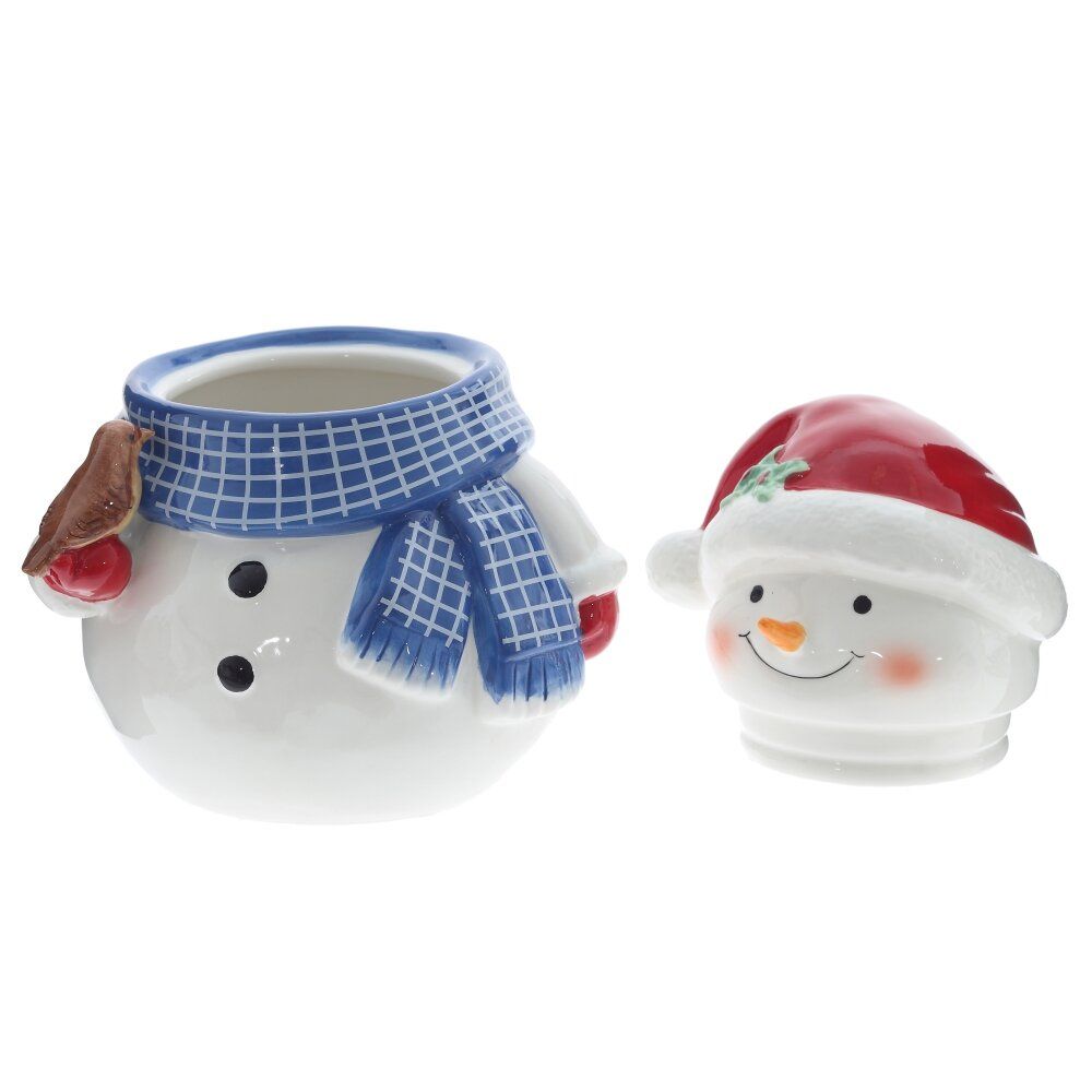 GAEM Конфетница "Снеговик", 1, 1, 1480 мл, L18 W14 H22 см