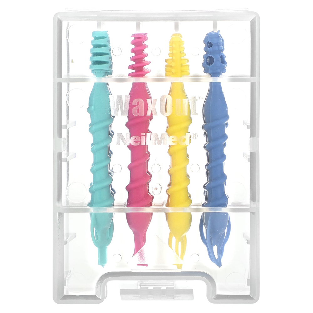 NeilMed, WaxOut, средства для чистки ушей, 12 средств