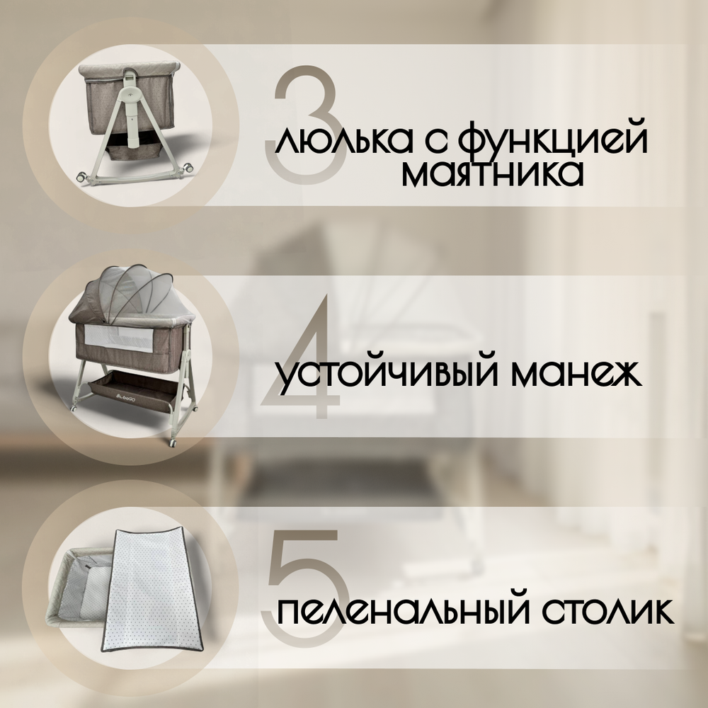 Детская кроватка 5в1 Elva