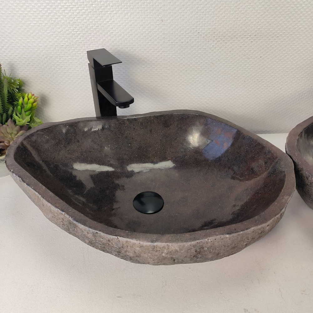 Раковина из речного камня ПАРА! RS-65475 57*42*15 0866