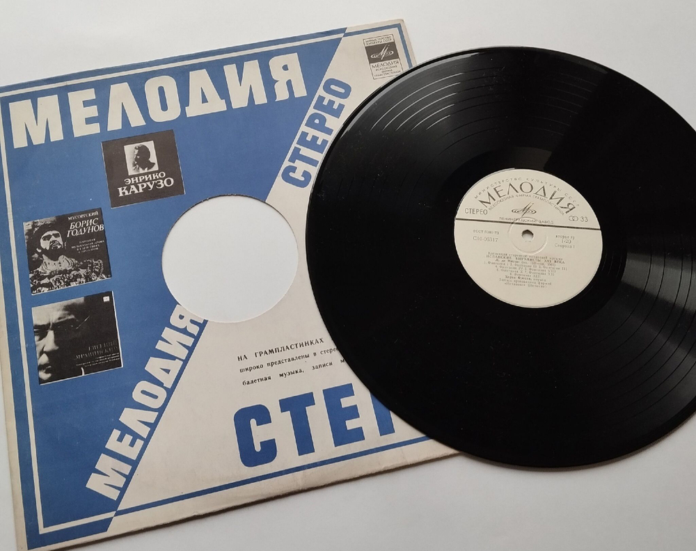 Винтажная виниловая пластинка LP Луис Де Милан, Энрике Де Вальдеррабано, Испанские Виуэлисты XVI Века (СССР 1976)
