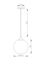 Светильник подвесной Moderli V11527-1P Sumatra
