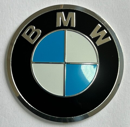 Стикер алюминиевый 60мм BMW