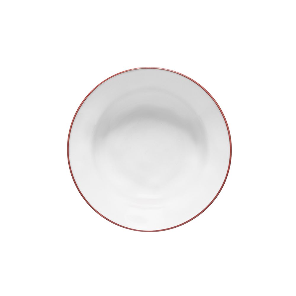 Тарелка, White, red, 21 см, ATP211-01018E(00721A)