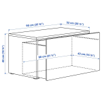 Шкаф детский - IKEA SMÅSTAD/SMASTAD, 150x57x196 см, белый/светло-коричневый, СМОСТАД ИКЕА