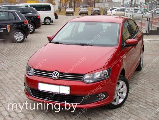 Реснички на фары для Volkswagen Polo 6R