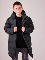 Куртка утепленная с капюшоном для мальчика Next Q51-583, Черный