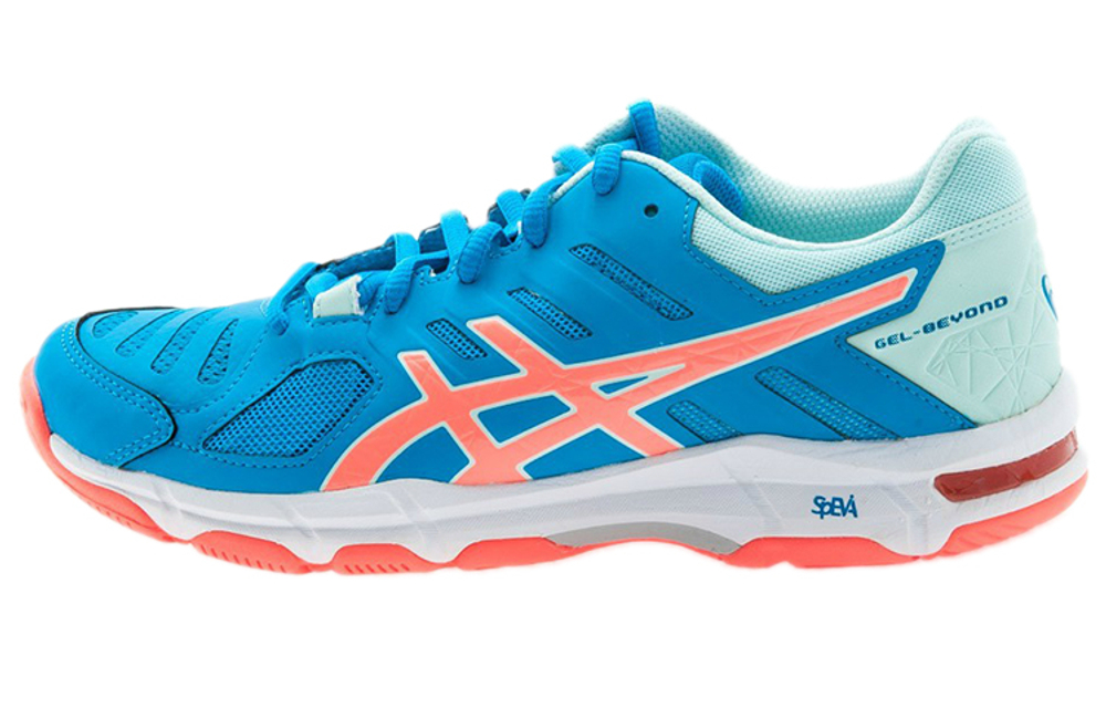 ASICS Gel Beyond 5 Volleyball Shoes Women"s Low top Blue/Orange