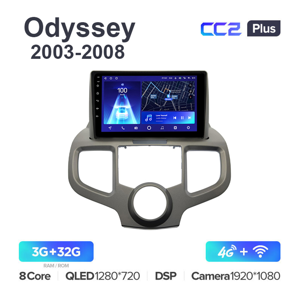 Teyes CC2 Plus 10,2"для Honda Odyssey 2003-2008