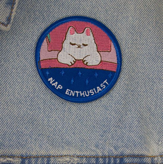 Нашивка на рюкзак и на одежду. Nap enthusiast