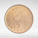 Portugal, 5 Escudos, 1987, VF