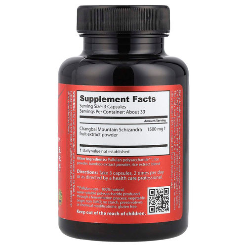 Dragon Herbs, Лимонник, 500 мг, 100 капсул