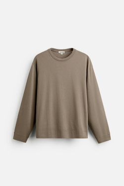 ZARА X NANUSHKA ФУТБОЛКА С ПРИНТОМ, КОРИЧНЕВЫЙ