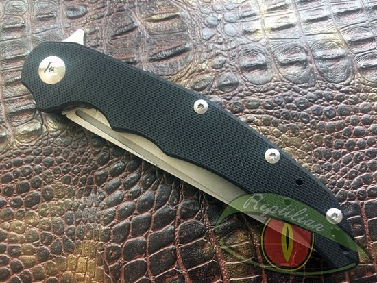 Складной нож Reptilian Кавалер-2 c клинком из стали 9Cr18MoV, рукоять G10