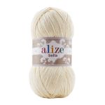 Пряжа Alize (Ализе) Bella 100 / уп.5 мот. по 100 г, 360м, 001 молочный A