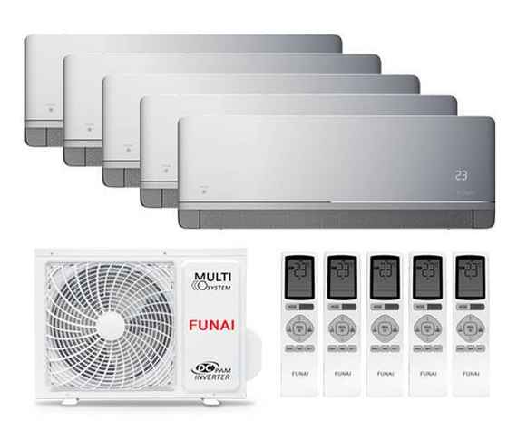 Мульти сплит-система Funai 5 x RAM-I-KM30HP.W01/S / RAM-I-5OK120HP.01/U