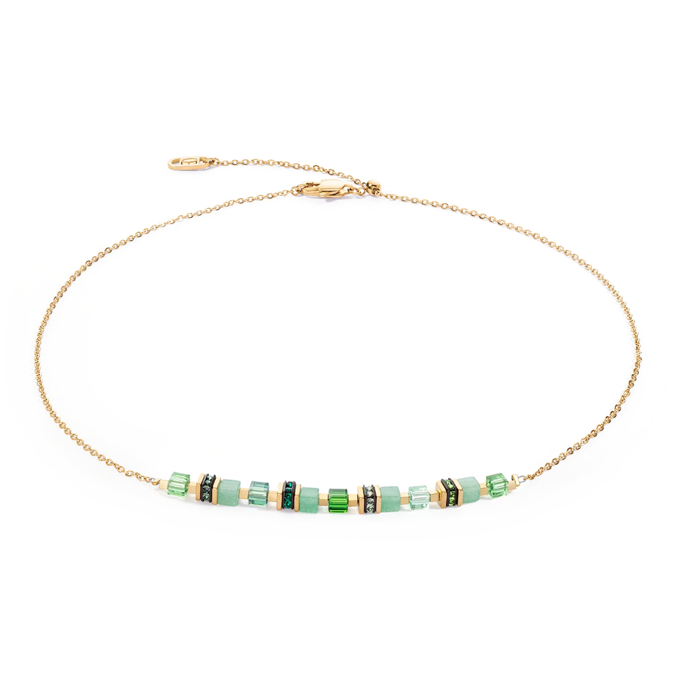 Колье Coeur de Lion Green-Gold 5076/10-0516
