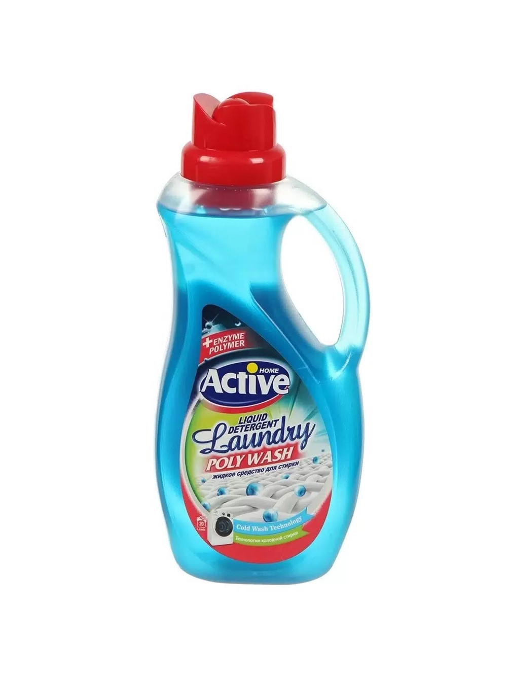 Active Гель для стирки Poly wash Свежесть моря 1,5л