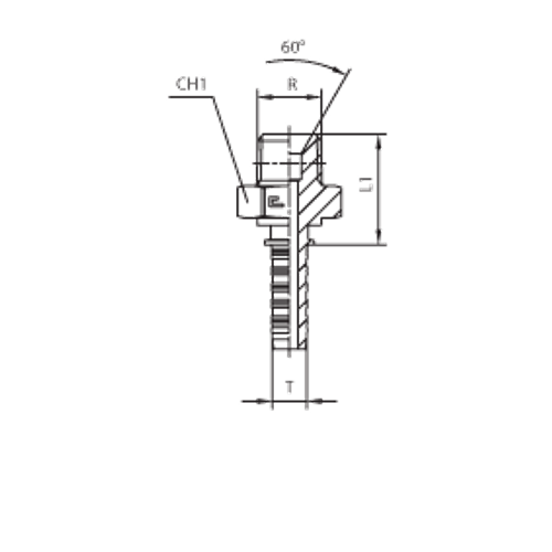 Фитинг DN 10 BSPT 1/2
