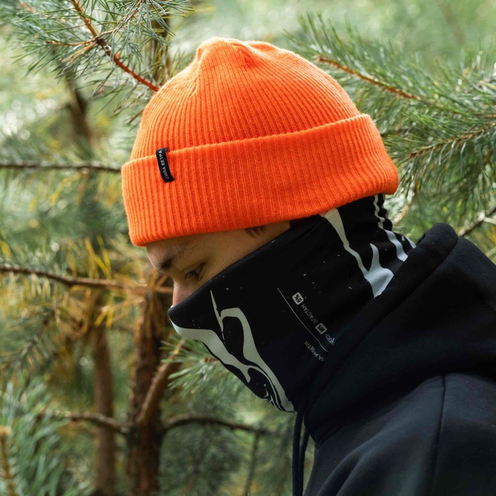 Бафф Сила ветра Утепленный черный