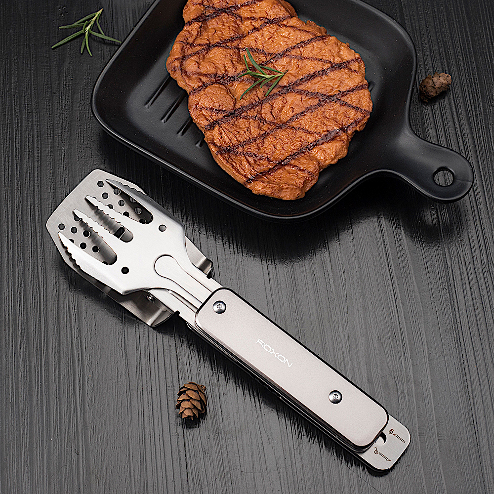 Мультитул для барбекю Roxon S602 Компактный мини набор (4 в 1) -