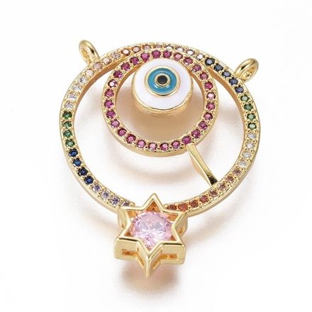 Подвеска-коннектор  "Глаз"  29мм