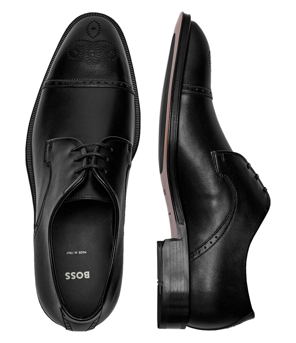 Кожаные дерби Derrek BOSS BLACK - черный(50520873)