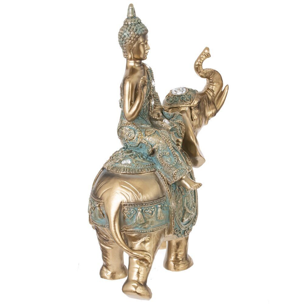 GAEM Фигурка декоративная "Будда на слоне", L24 W12 H28,5 см