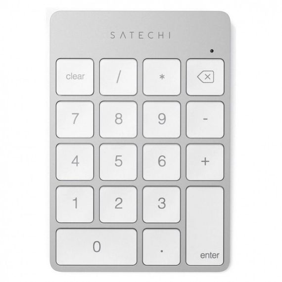 Беспроводная клавиатура Satechi Aluminum Slim Keypad Numpad серебристый (ST-SALKPS)